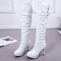 New all-match high heel women over the knee boots