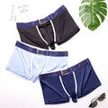 Ice Silk Comfort Breathable Solid Color Elephant Nose Boys Mid-waist Underwear