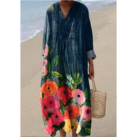 European And American Style Shirt Dress For Women