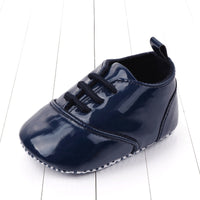 Non-slip rubber sole PU leather shoe laces