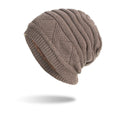 Horizontal Thermal Pullover Hat Knitted Wool