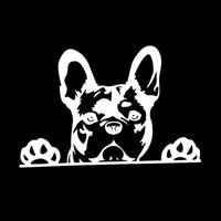 2PC Car Sticker Dog Pattern Sticker Animal Reflective Car Sticker Rear Window Glass Scratch Sticker