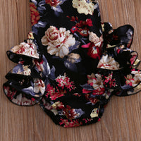 Floral one-piece romper