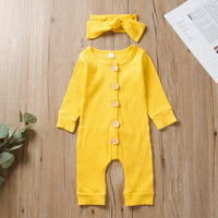 Long sleeve pit strip one-piece romper romper
