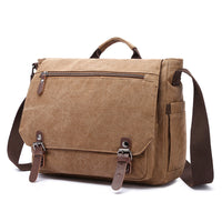 Men's Business Crossbody Canvas Portable Briefcase