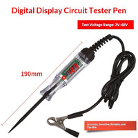 LED Test Light Car Digital Display Car Test Pen