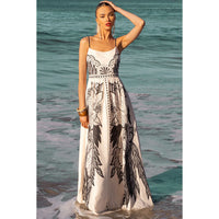 Printed Fashionable Sweet Strap Dress For Women
