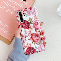 Green leaf pattern phone case