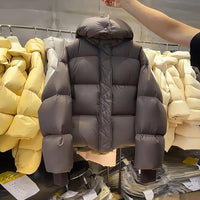 Korean Style Loose Design Cotton-padded Casual Jacket