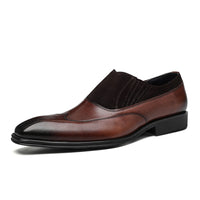 Men's Business Casual Leather Shoes Pointed Toe