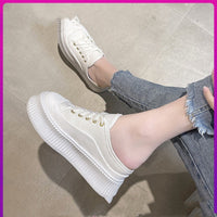 Lazy Person Wearing Half Slippers With A Wrapped Head For Women To Wear Externally