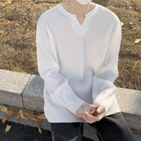 Plus Size Striped Texture Draping Solid Color