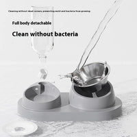 Automatic Drinking Water Oblique Mouthed Cat Bowl