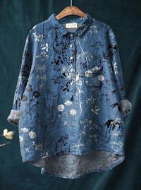 European And American Cardigan Style Women's Shirt