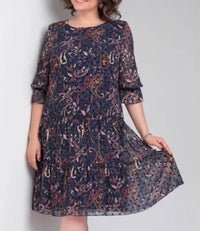 Fashionable Casual Printed Dress New Style