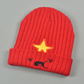 Cartoon Knitted Hat Autumn And Winter Double-layer Woolen Hat