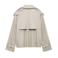 Fashion Casual All-matching Short Windbreaker Women's Coat 0