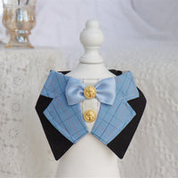 Pet Cat Dog British Academy Style Bib Tie