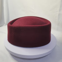 Womens Retro French-style Dome Jazz Hat Woolen Top Hat All-Season Faux-Wool Hat For FallWinter