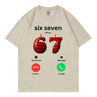 67 Is Calling Funny Meme T-shirt Men Women High