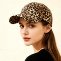 Cross-border European And American Trendy Fashion Full-pattern Leopard-print Baseball Cap, Girlie Style Streetwear, Versatile For All Occasions, Suitable For Outdoor Wear.