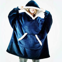 Women's Winter Flannel Loungewear Casual Hoodie