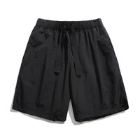 Summer Ice Silk Quick-drying Shorts Men's American Casual Loose Beach Pants