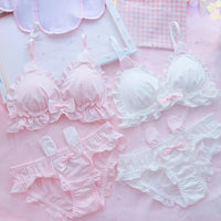Women's Underwear Suit Thin Pure Desire Small Chest Cute Japanese Style