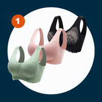 Non-Marking Underwear Female Angel Wings No Steel Ring Gather Bra