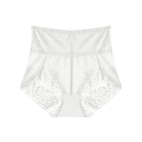 Women's Plus Size High Waist Belly Contracting Lace Underwear