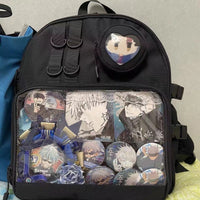 Junior High School Student Large Capacity Canvas Casual Backpack
