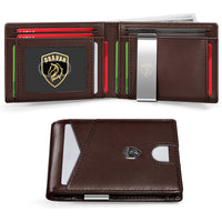 Card Holder Portable Carbon Fiber Coin Purse Men's Leather Bag