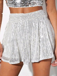 Cross-border European And American Womens Clothing Sparkly Beaded Shorts