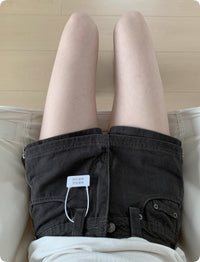 Slimming Short A-line Skirt For Pear-shaped Figures Women