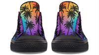 Fashion Printed Couple High Top Canvas Shoes