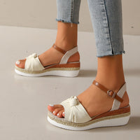 Bowknot Fashion Sandals Fish Mouth Buckle Rope Bottom