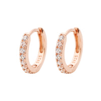 Diamond Mini Round Small Ear Ring Earrings