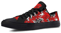 Fashion Printed Couple High Top Canvas Shoes