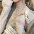 Women's Half Turtleneck Knitwear For Autumn And Winter Layering