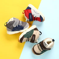 Children's velvet sneakers for autumn and winter