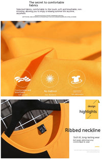 Round Neck Stylish Short Sleeve T-shirt Pocket Trendy Printing