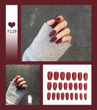 Matte Matte Super Long Ballet Nail