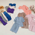 Modal Children's Pajamas Short-sleeved Thin Bellyband Homewear Suit