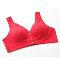 Sports Cotton Women's Large Size Vest Without Steel Ring