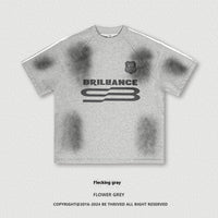 Retro Washed Distressed Short Sleeve