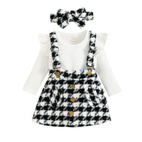 Fashion With Skirt Girls' Two-piece Suit
