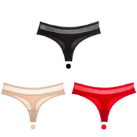 Cotton low-rise seamless women's briefs