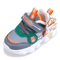 Super light solid-soled warm toddler shoes