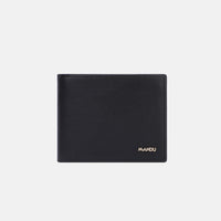 Men's PU Twill Short Anti-theft Swiping Multifunctional Coin Purse