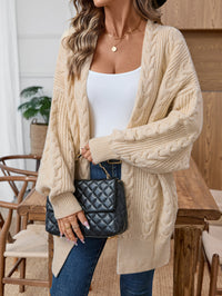 Retro Fashion Thick Loose Cable-knit Sweater